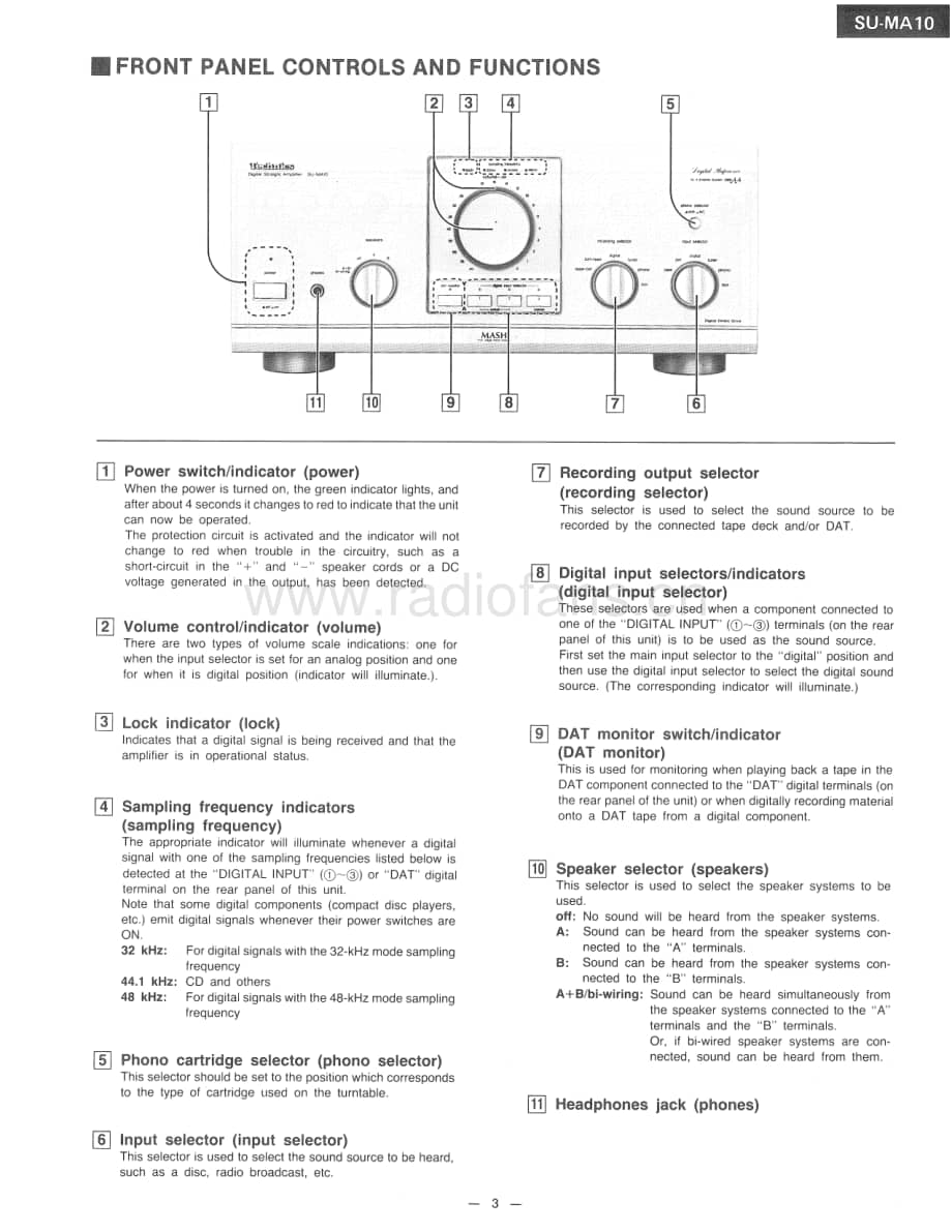 Technics-SU-MA10-int-sm维修电路原理图.pdf_第3页