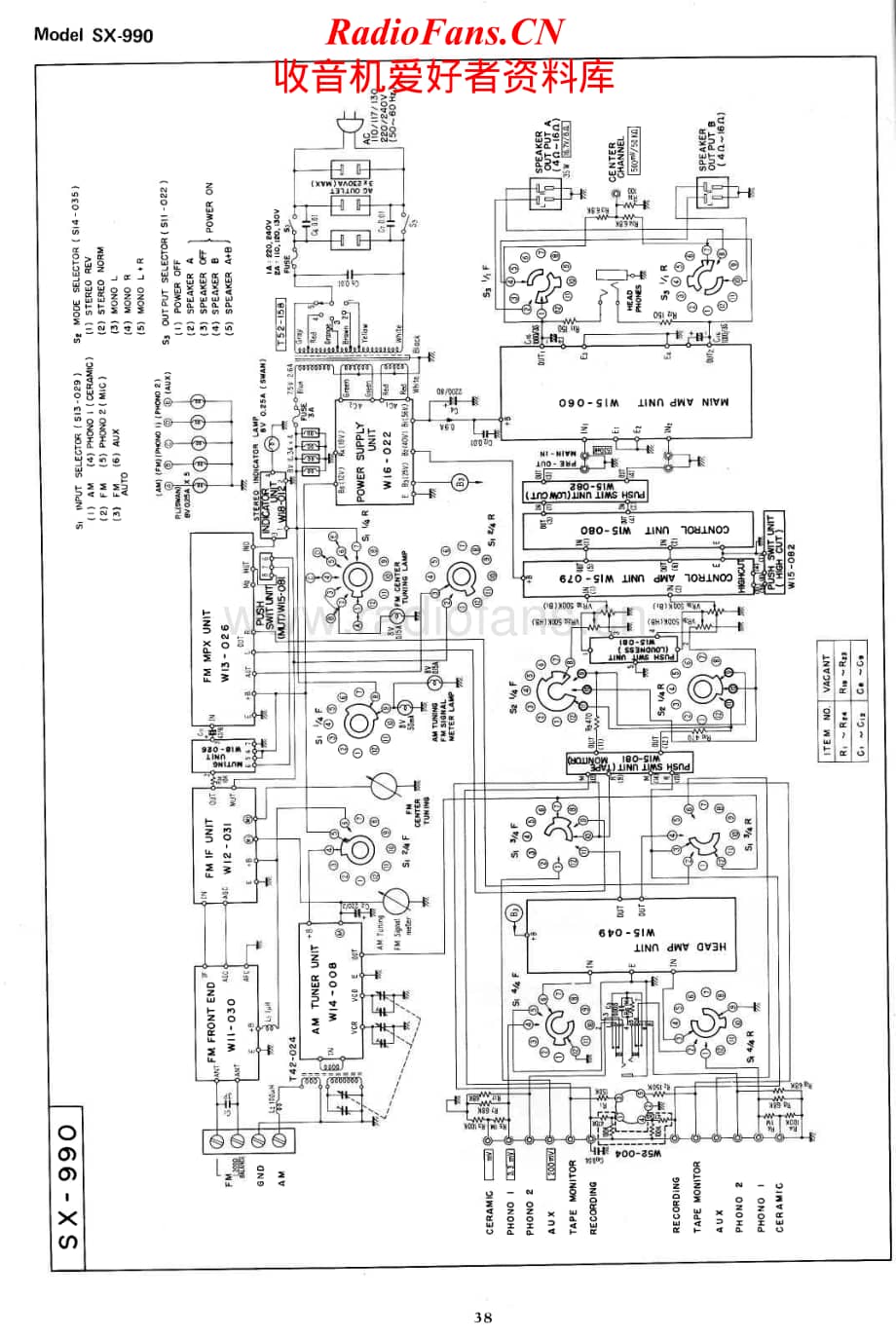 Pioneer-SX990-rec-sch维修电路原理图.pdf_第2页