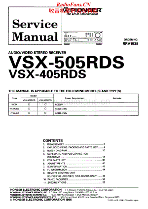 Pioneer-VSX405RDS-avr-sm维修电路原理图.pdf