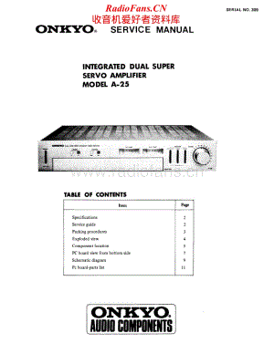Onkyo-A25-int-sm维修电路原理图.pdf