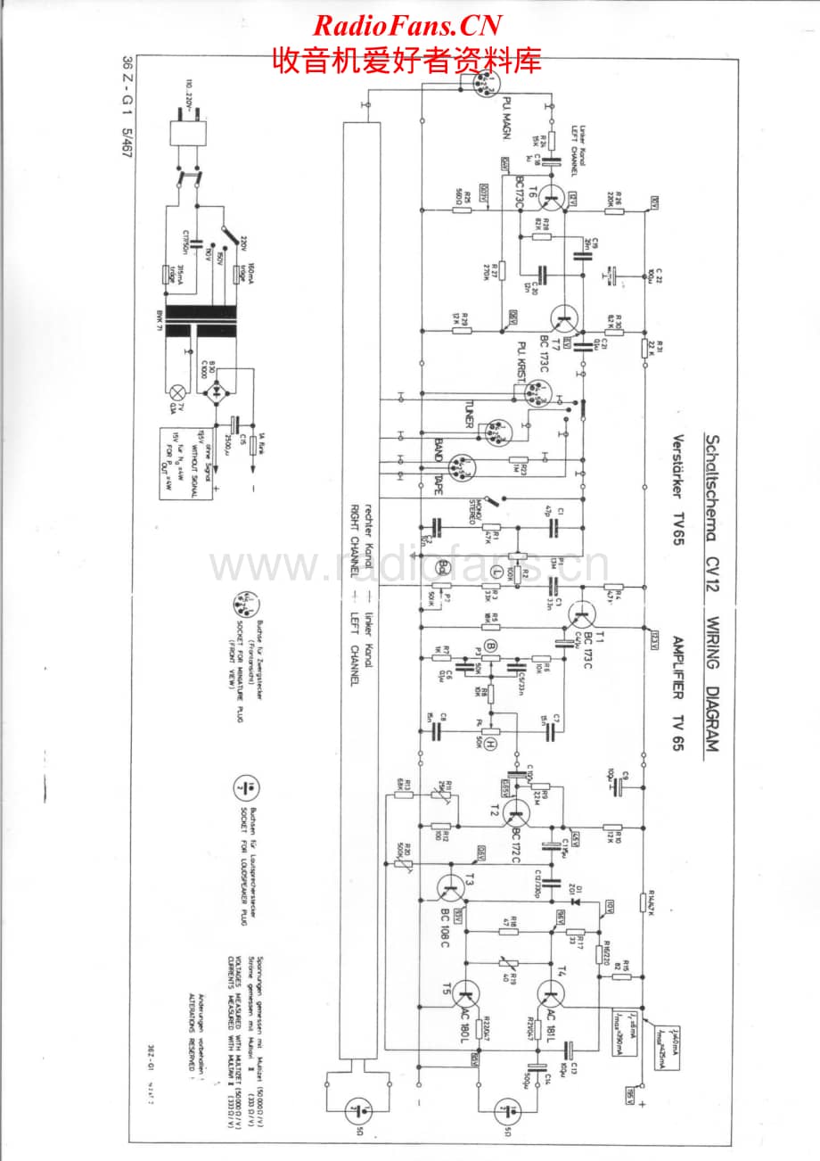 Telefunken-CV12-pwr-sch维修电路原理图.pdf_第1页