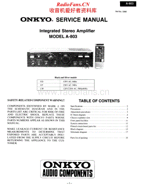 Onkyo-A803-int-sm维修电路原理图.pdf