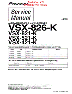 Pioneer-VSX421K-avr-sm维修电路原理图.pdf