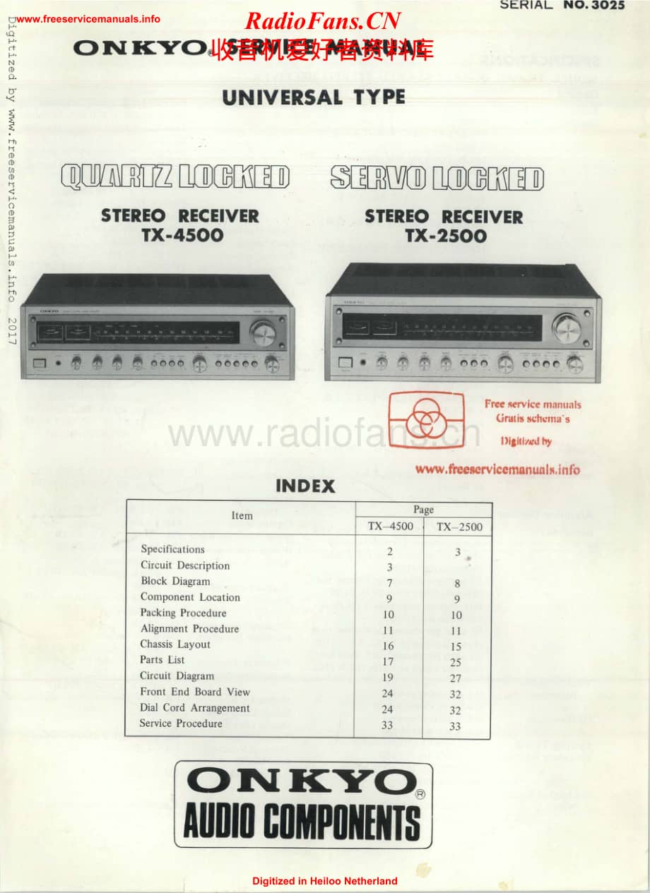 Onkyo-TX2500-rec-sch维修电路原理图.pdf_第1页