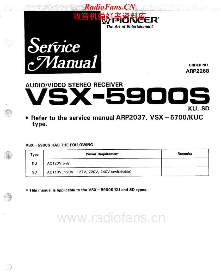 Pioneer-VSX5900S-avr-sm维修电路原理图.pdf_第2页