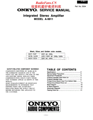 Onkyo-A9911-int-sm维修电路原理图.pdf