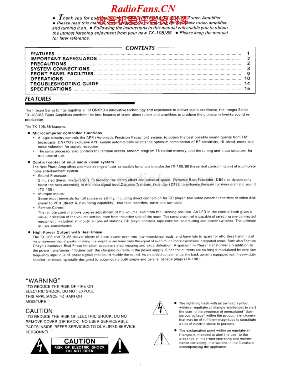 Onkyo-TX88-rec-om维修电路原理图.pdf_第2页