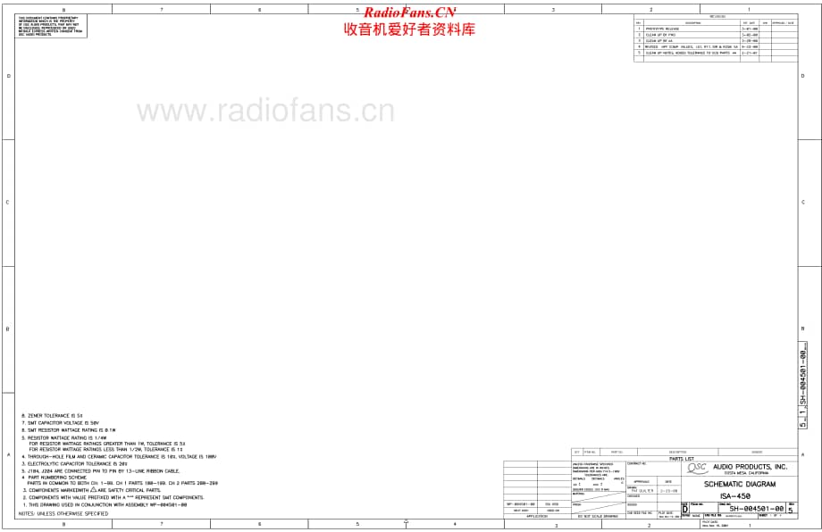 QSC-ISA450-pwr-sch维修电路原理图.pdf_第1页