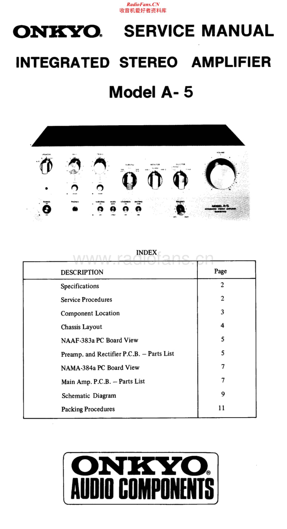 Onkyo-A5-int-sm维修电路原理图.pdf_第1页