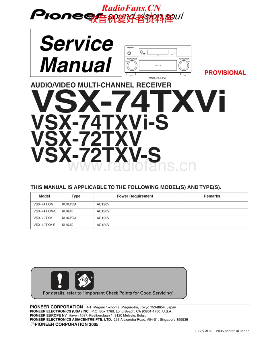 Pioneer-VSX72TXV-avr-sm维修电路原理图.pdf_第1页