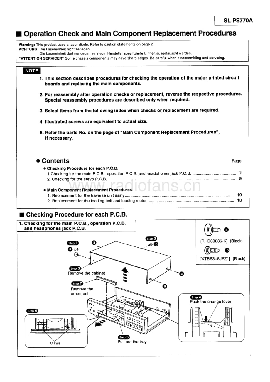 Technics-SLPS770A-cd-sm维修电路原理图.pdf_第3页