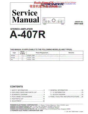 Pioneer-A407R-int-sm维修电路原理图.pdf