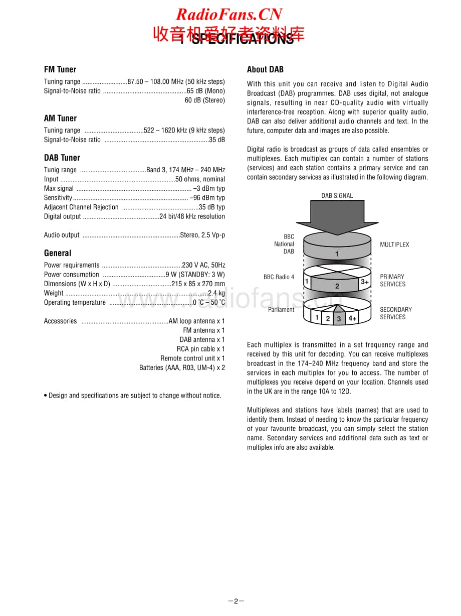 Teac-TH300DAB-rec-sm维修电路原理图.pdf_第2页