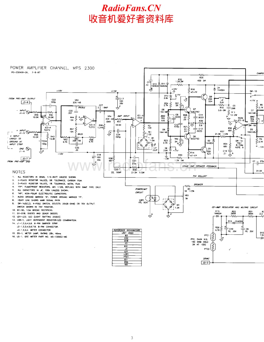QSC-MPS2300-pwr-sch维修电路原理图.pdf_第3页