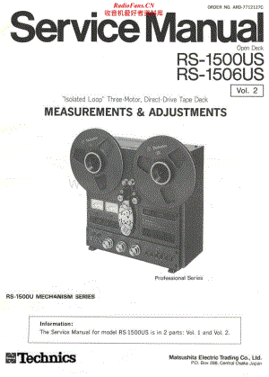 Technics-RS1506USmkII-tape-sm维修电路原理图.pdf