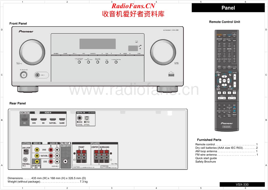 Pioneer-VSX330-avr-sm维修电路原理图.pdf_第3页