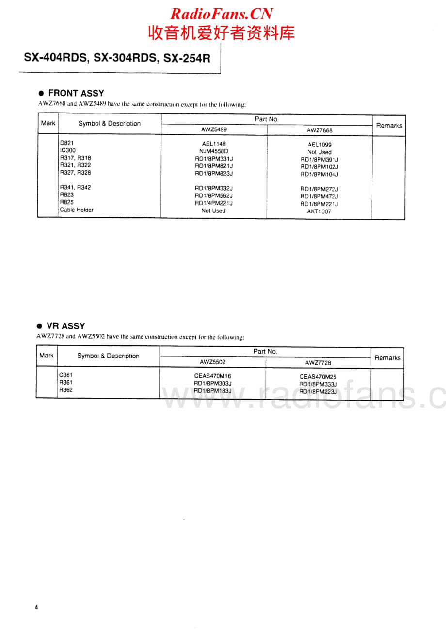 Pioneer-SX404RDS-rec-sm维修电路原理图.pdf_第3页