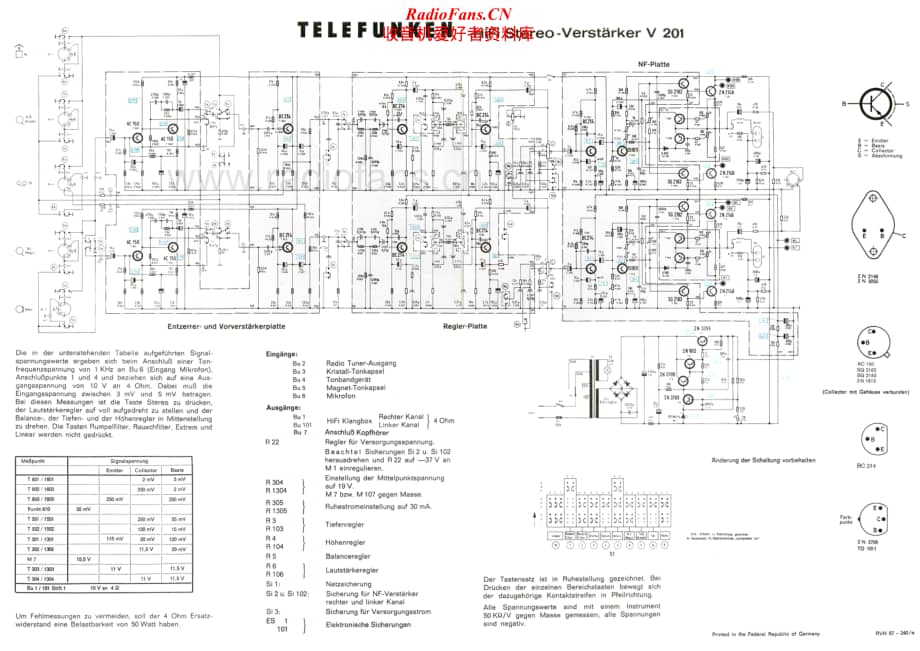 Telefunken-V201-int-sch维修电路原理图.pdf_第1页