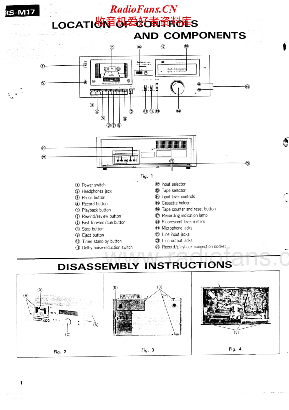 Technics-RSM17-tape-sm维修电路原理图.pdf_第2页