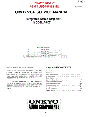 Onkyo-A807-int-sm维修电路原理图.pdf