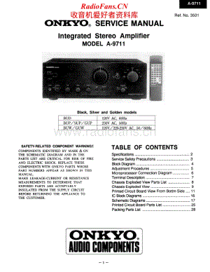 Onkyo-A9711-int-sm维修电路原理图.pdf