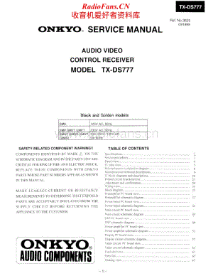 Onkyo-TXDS777-avr-sm维修电路原理图.pdf