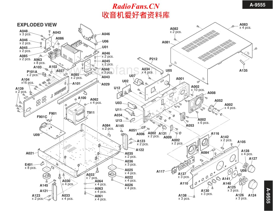 Onkyo-A9555-int-sm维修电路原理图.pdf_第3页