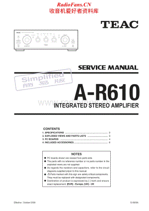 Teac-AR610-int-sm维修电路原理图.pdf
