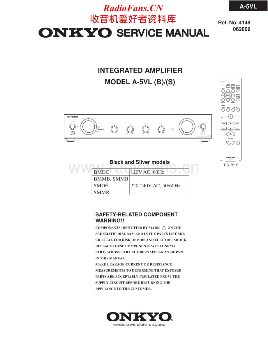 Onkyo-A5VL-int-sm维修电路原理图.pdf_第1页