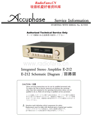 Accuphase-E212-int-sm维修电路原理图.pdf
