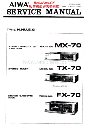 Aiwa-FX70-tape-sm维修电路原理图.pdf