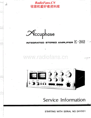 Accuphase-E202-int-sm维修电路原理图.pdf