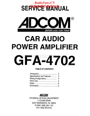 Adcom-GFA4702-cpwr-sm维修电路原理图.pdf