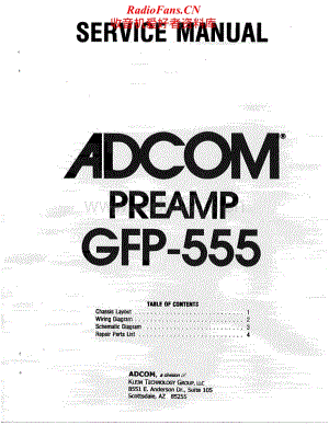 Adcom-GFP555-pre-sm维修电路原理图.pdf
