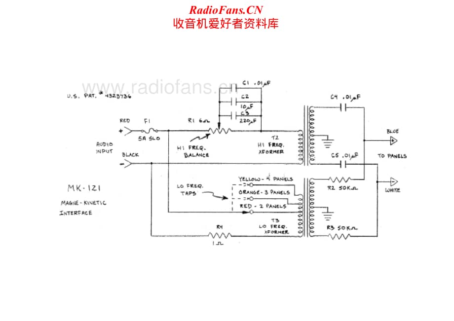 Acoustat-MK121-spk-sch维修电路原理图.pdf_第1页