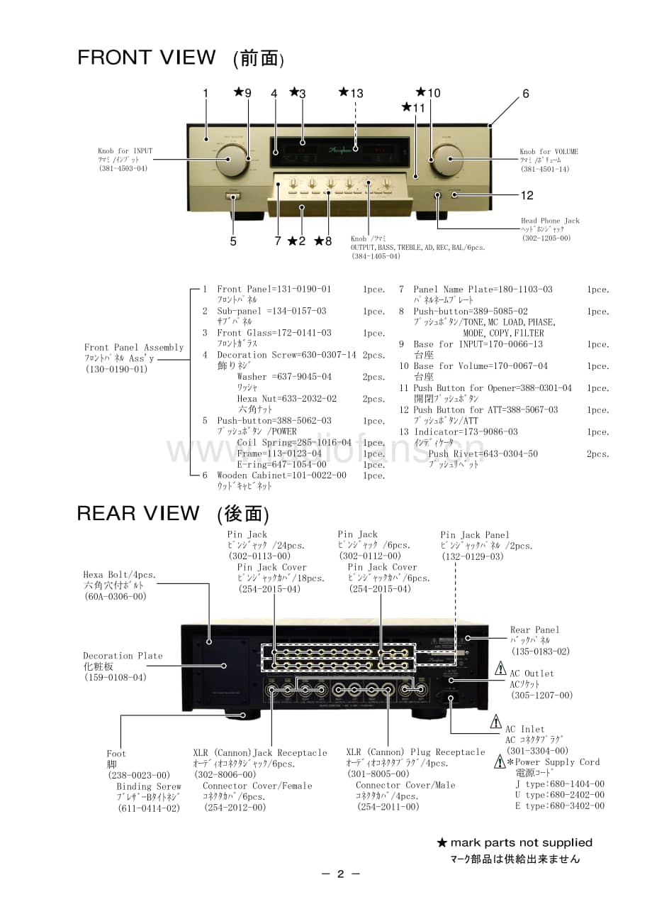 Accuphase-C2810-pre-sm维修电路原理图.pdf_第3页