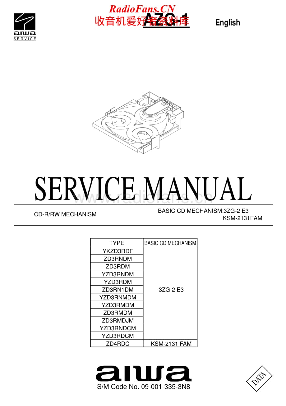 Aiwa-AZG1-cd-sm维修电路原理图.pdf_第1页