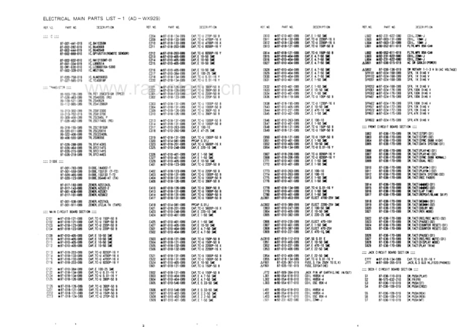 Aiwa-ADWX929-tape-sm维修电路原理图.pdf_第3页