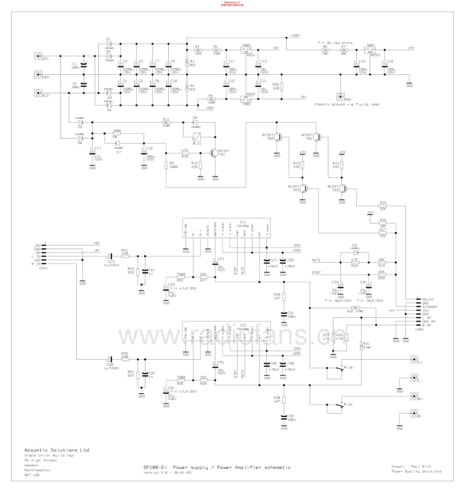 AcousticSolutions-SP100-int-sch维修电路原理图.pdf_第2页