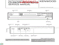 Kenwood-CD-206-Service-Manual电路原理图.pdf