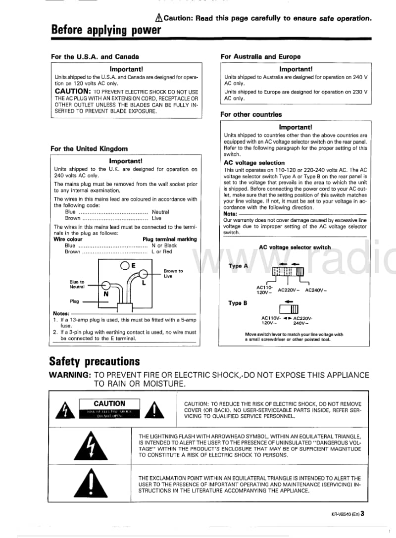 Kenwood-KRV-8540-Owners-Manual电路原理图.pdf_第3页