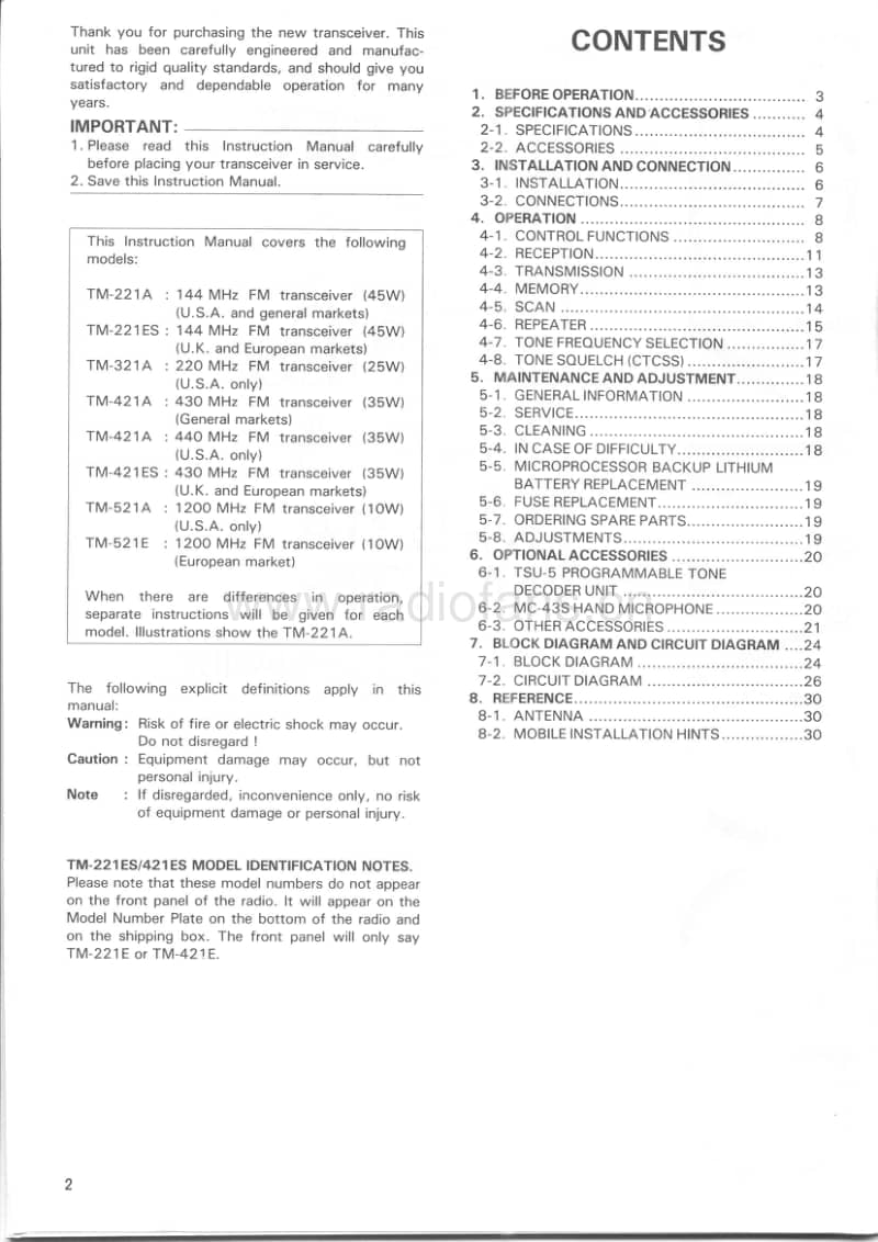 Kenwood-TM-321-A-Owners-Manual电路原理图.pdf_第2页