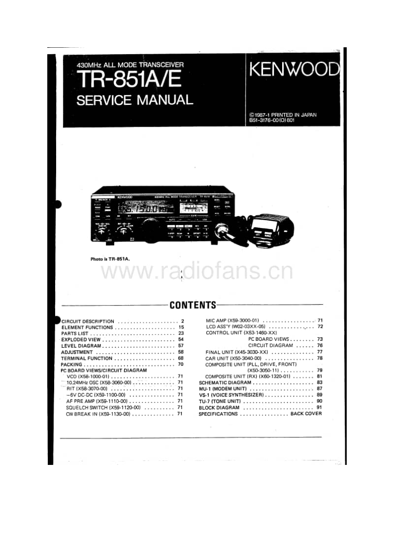 Kenwood-TR-851-E-Service-Manual电路原理图.pdf_第1页