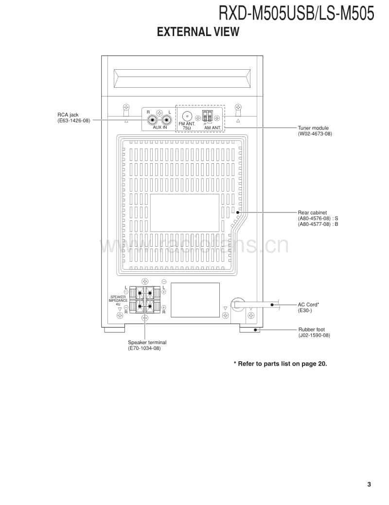 Kenwood-LSM-505-S-Service-Manual电路原理图.pdf_第3页