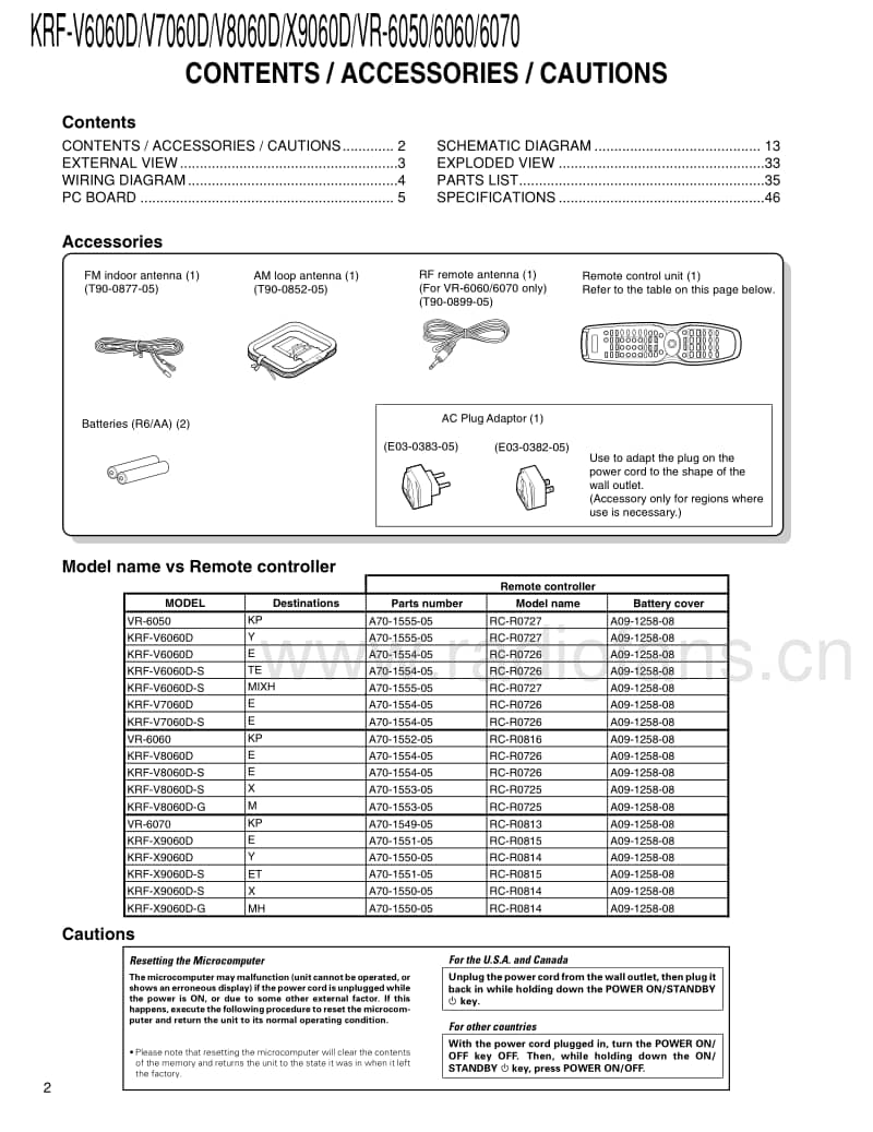 Kenwood-KRFV-8060-Service-Manual电路原理图.pdf_第2页