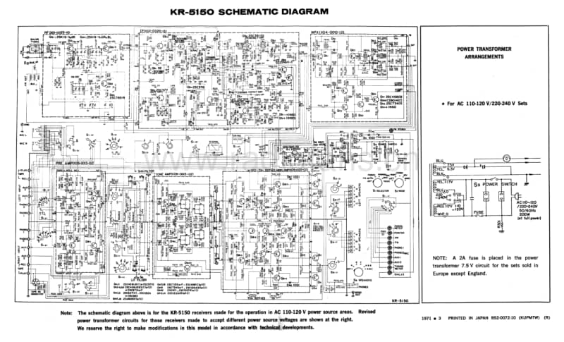 Kenwood-KR-5150-Schematic电路原理图.pdf_第1页