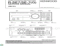 Kenwood-SE-7-G-Service-Manual电路原理图.pdf