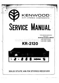 Kenwood-KR-2120-Service-Manual电路原理图.pdf