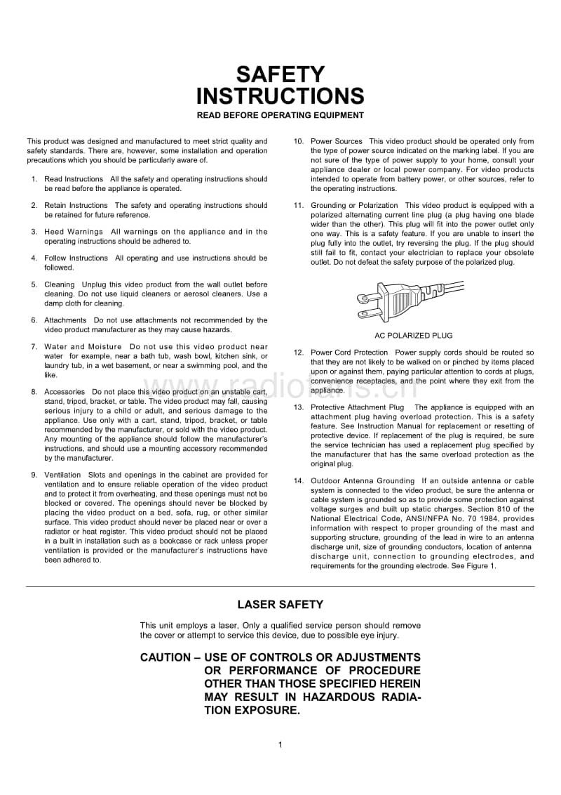 Marantz-CR-2020-Service-Manual电路原理图.pdf_第3页