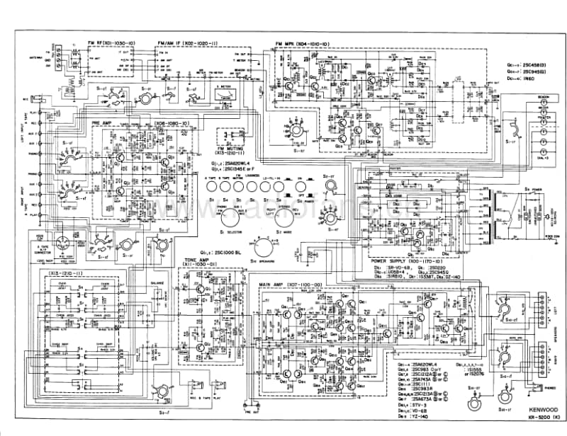 Kenwood-KR-5200-Service-Manual电路原理图.pdf_第1页